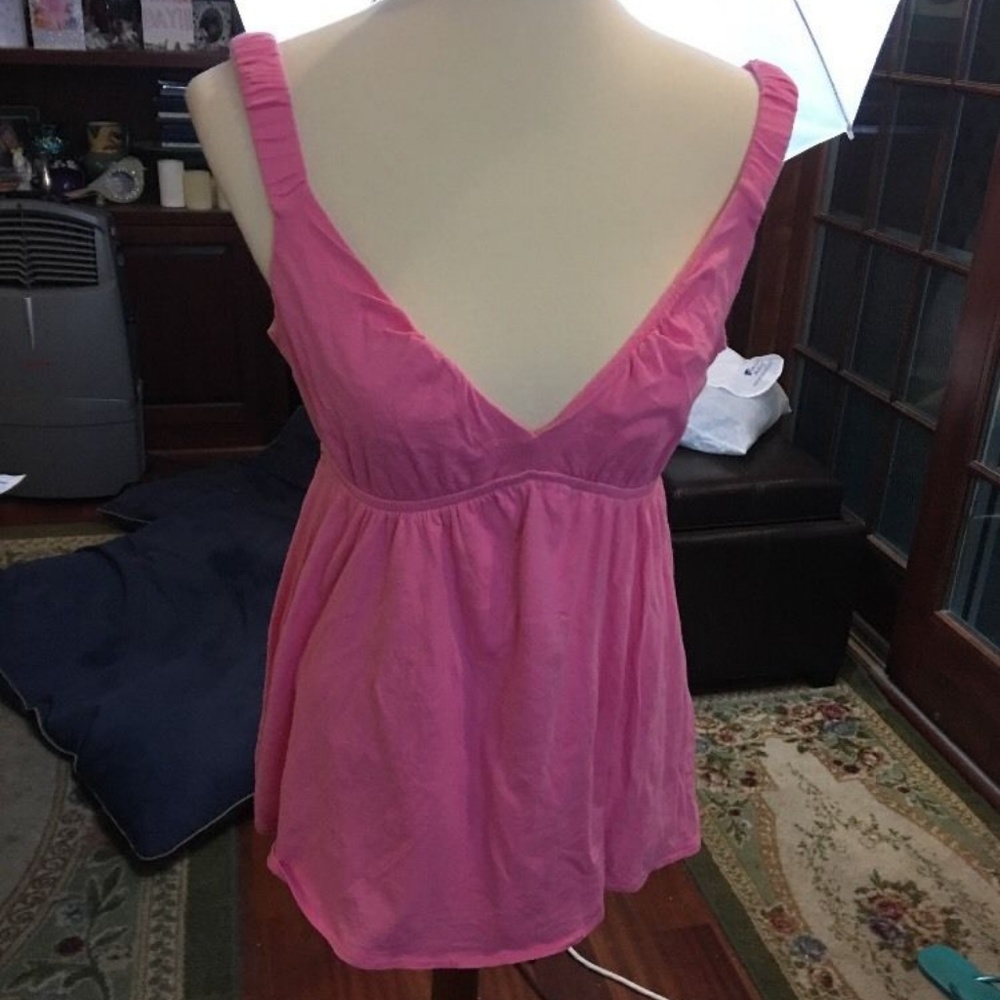 J Crew Pink Tank Top Large Women's Shirt Clothing